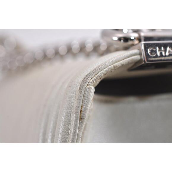 Auth Chanel Boy Calf Skin Matelasse Cc #136588C26B - Picture 15 of 15